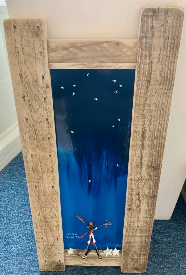 - on Acrylic, Painting by Dino De Zorzi, measuring 79 x 37 cm (H x W) £450